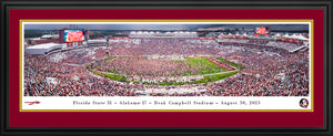 Florida State Seminoles Doak Campbell Stadium Storm The Field Panoramic Picture