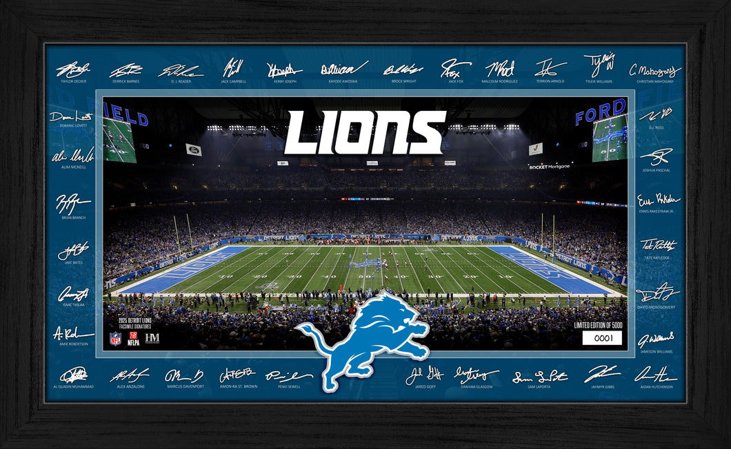 Detroit Lions 2025 NFL Signature Gridiron