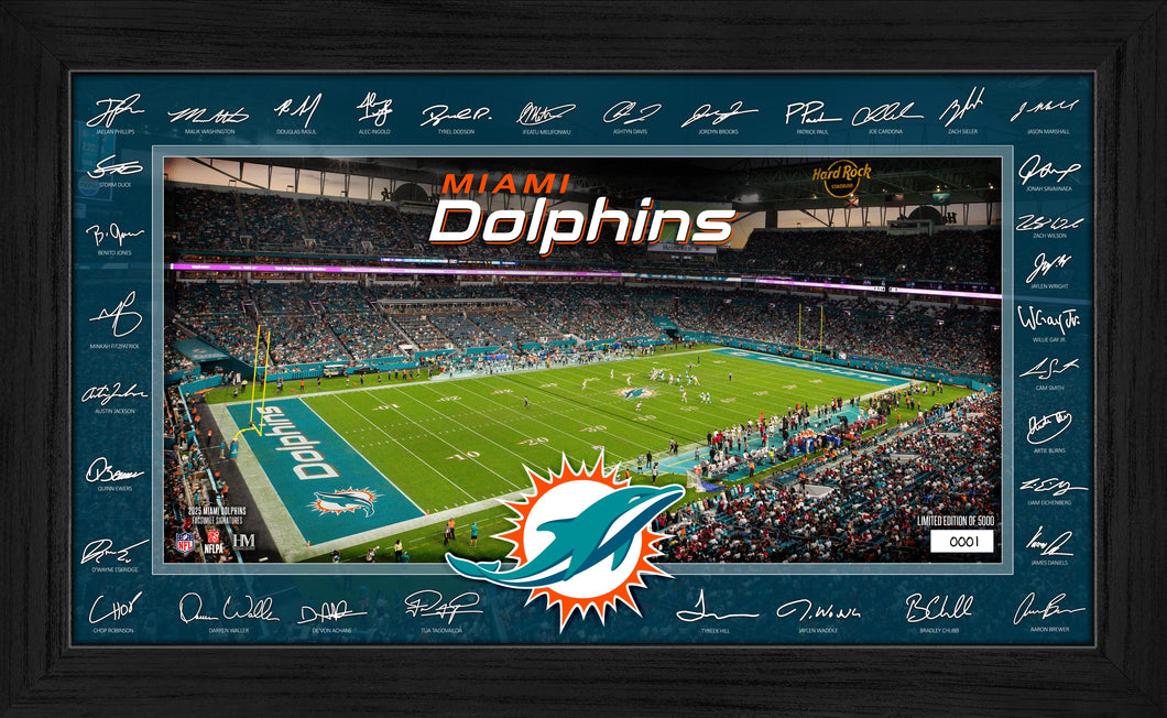 Miami Dolphins 2025 NFL Signature Gridiron