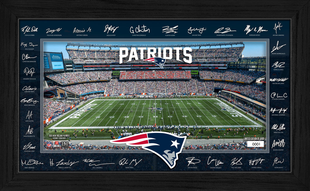 New England P
atriots 2025 NFL Signature Gridiron