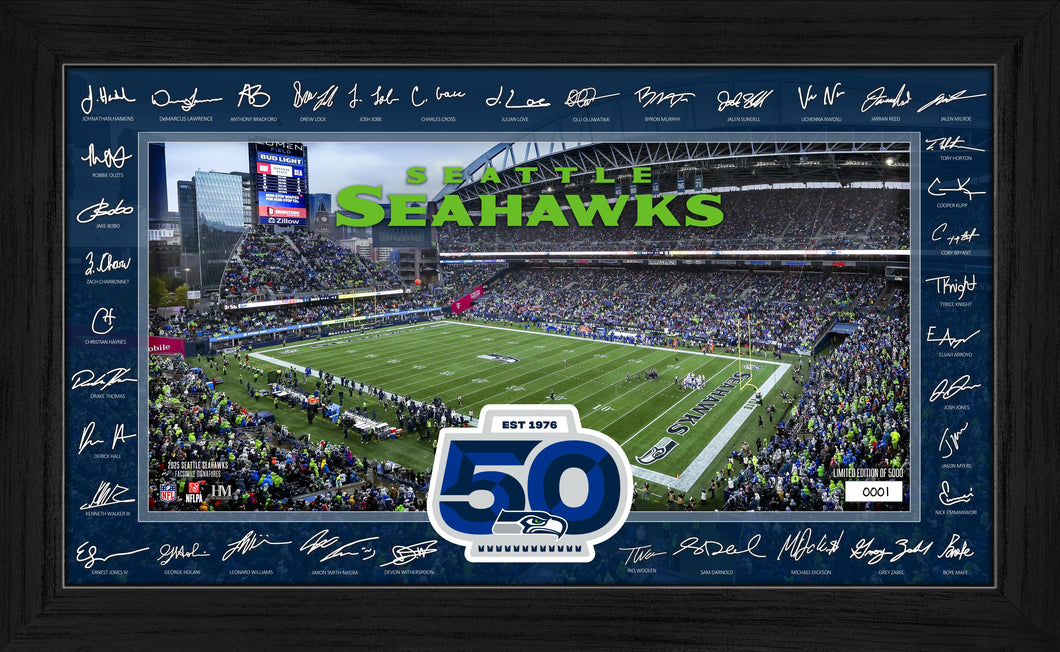 Seattle Seahawks 2025 NFL Signature Gridiron