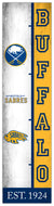 Buffalo Sabres Team Logo Evolution Wood Sign -  6"x24"
