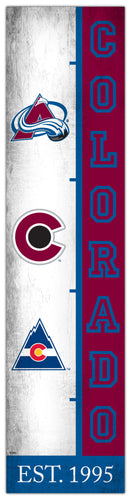 Colorado Avalanche Team Logo Evolution Wood Sign -  6