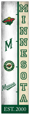 Minnesota Wild Team Logo Evolution Wood Sign -  6