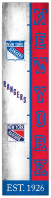 New York Rangers Team Logo Evolution Wood Sign -  6