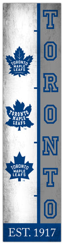 Toronto Maple Leafs Team Logo Evolution Wood Sign -  6