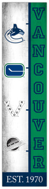 Vancouver Canucks Team Logo Evolution Wood Sign -  6