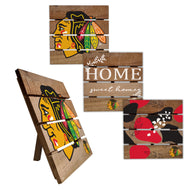 Chicago Blackhawks Four-Piece Hot Plate Set
