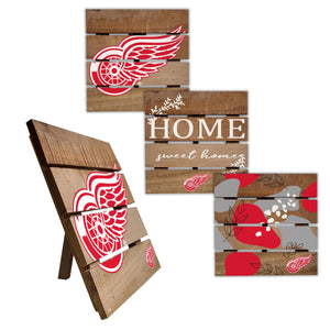 Detroit Red Wings Four-Piece Hot Plate Set