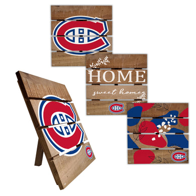 Montreal Canadiens Four-Piece Hot Plate Set