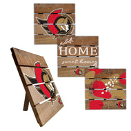 Ottawa Senators Four-Piece Hot Plate Set