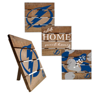 Tampa Bay Lightning Four-Piece Hot Plate Set