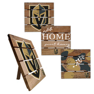 Vegas Golden Knights Four-Piece Hot Plate Set