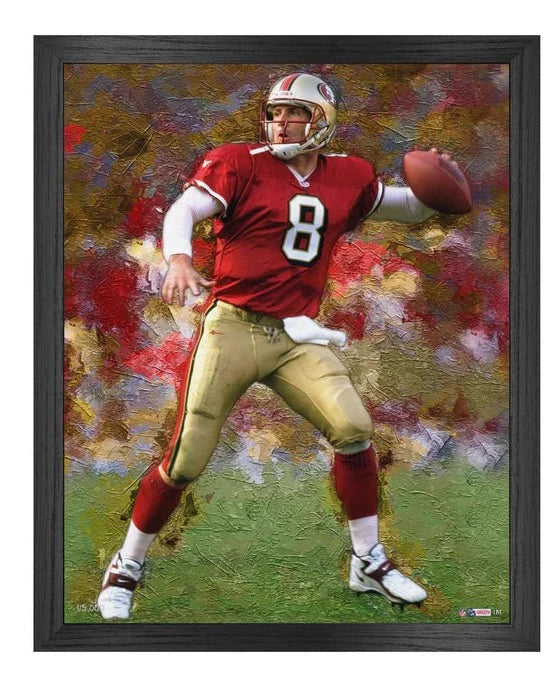 Steve Young San Francisco 49ers Framed Canvas