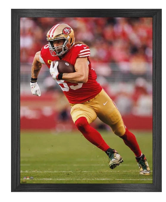 George Kittle San Francisco 49ers Framed Canvas