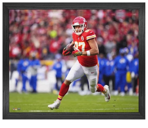 Travis Kelce Kansas City Chiefs Framed Canvas