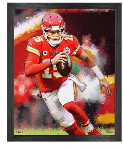 Patrick Mahomes Kansas City Chiefs Framed Canvas