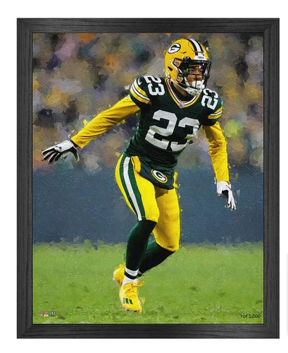 Jaire Alexander Green Bay Packers Framed Canvas
