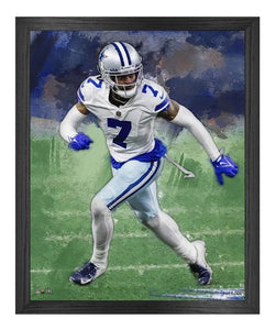 Trevon Diggs Dallas Cowboys Framed Canvas - 16"x20"