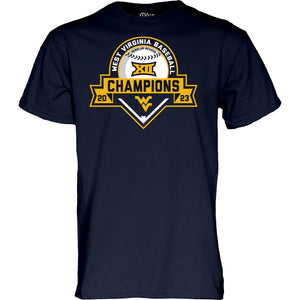 West Virginia Mountaineers 2023 Big 12 Baseball Conference Champions Shirt