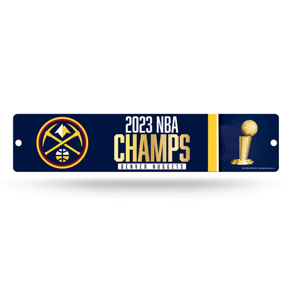 Denver Nuggets 2023 NBA Champions Metal Parking Sign – Sports Fanz