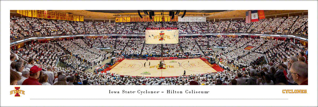 Iowa State Cyclones Basketball Hilton Coliseum Panoramic Picture 