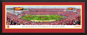 Iowa State Cyclones Football Jack Trice Stadium Panoramic Picture Cy-Hawk Trophy