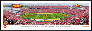Iowa State Cyclones Football Jack Trice Stadium Panoramic Picture Cy-Hawk Trophy