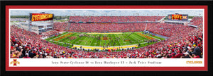 Iowa State Cyclones Football Jack Trice Stadium Panoramic Picture Cy-Hawk Trophy