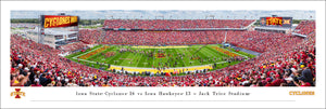 Iowa State Cyclones Football Jack Trice Stadium Panoramic Picture Cy-Hawk Trophy
