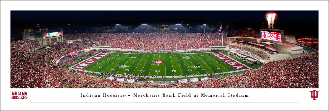 Indiana Hoosiers Football Merchant Bank Field at Memorial Stadium Panoramic Picture