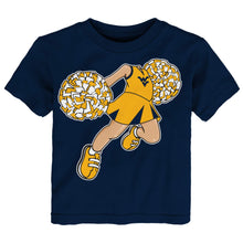 West Virginia Mountaineers Girls POM POM Cheer Shirt