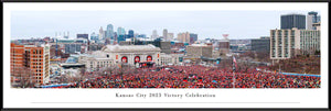 Kansas City Celebrates Chiefs Super Bowl 57 Champions Panoramic Picture