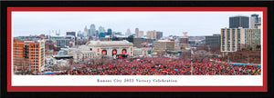 Kansas City Celebrates Chiefs Super Bowl 57 Champions Panoramic Picture