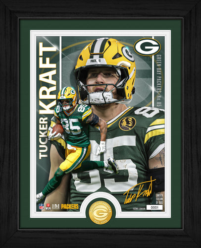 Tucker Kraft Green Bay Packers  Artist Proof Bronze Coin Photo Mint