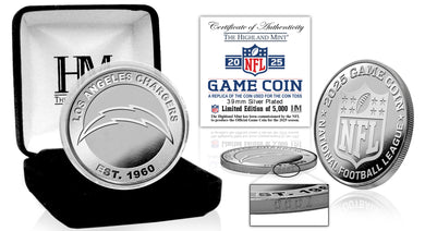 Los Angeles Chargers NFL 2025 Coin Toss Silver Coin
