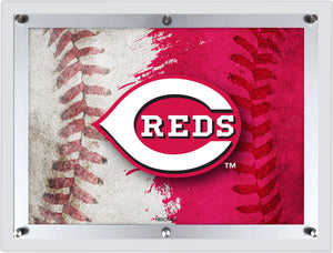 Cincinnati Reds Backlit LED Sign - 32" x 23"