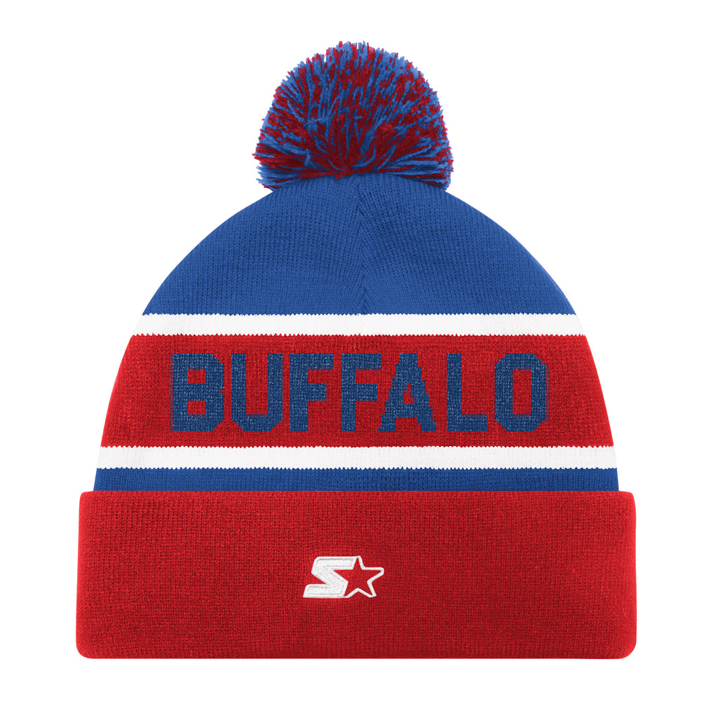 Buffalo Bills Pom Knit By Starter – Sports Fanz