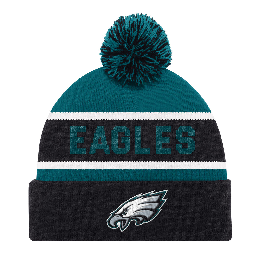 Philadelphia Eagles Logo Pom Knit By Starter