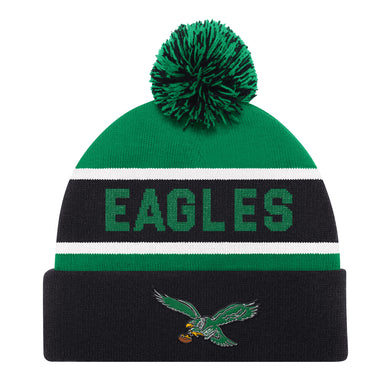 Philadelphia Eagles Retro Logo Pom Knit By Starter