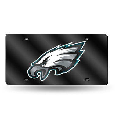 Philadelphia Eagles Black Chrome Acrylic License Plate