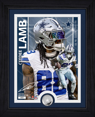 CeeDee Lamb Dallas Cowboys Artist Proof Silver Coin Photo Mint