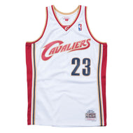 Lebron James Cleveland Cavaliers Mitchell & Ness White 2003/04 Hardwood Classics Swingman Jersey