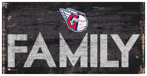 Cleveland Guardians Family Wood Sign - 12