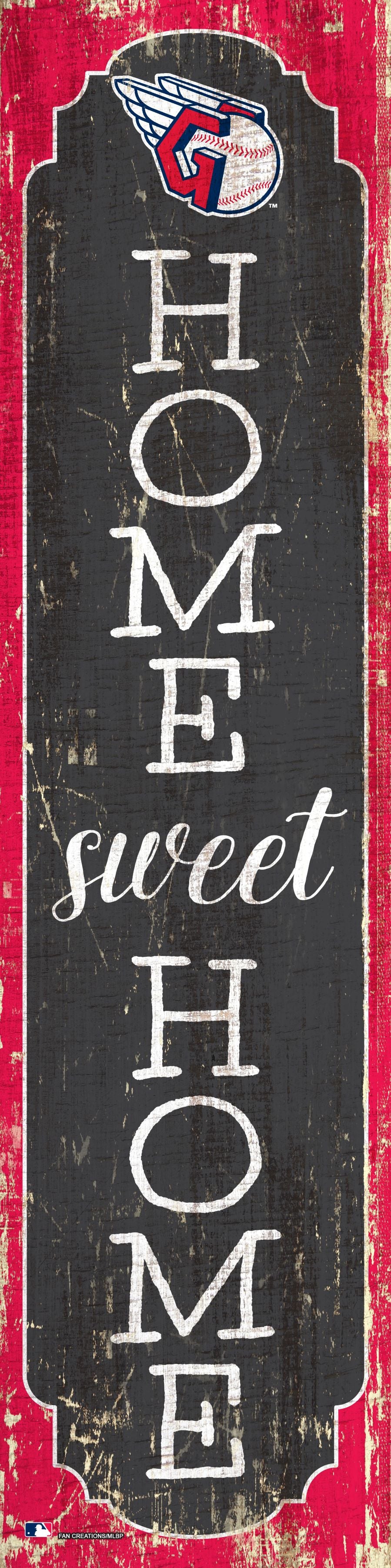 Cleveland Guardians Home Sweet Home Door Leaner  6