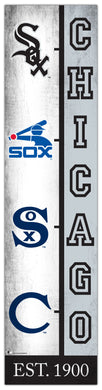 Chicago White Sox Team  Logo Evolution Wood Sign -  6