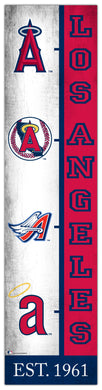 Los Angeles Angels Team Logo Evolution Wood Sign -  6