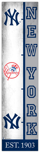 New York Yankees Team  Logo Evolution Wood Sign -  6