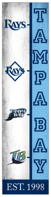 Tampa Bay Rays Team  Logo Evolution Wood Sign -  6