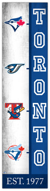 Toronto Blue Jays Team  Logo Evolution Wood Sign -  6